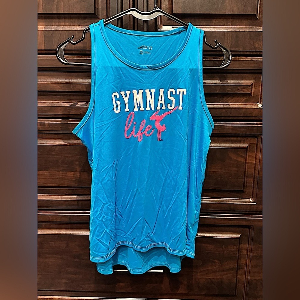 BCG Blue Gymnast Life Tank Top XL